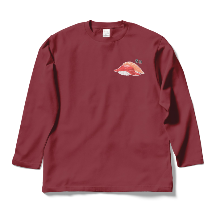 ロングスリーブTシャツ - L - バーガンディ