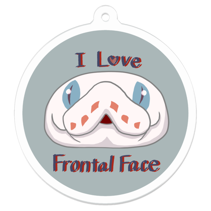 ボールパイソン正面顔愛し隊アクリルキーホルダー（全6種） - Frontal ☆ Face - BOOTH