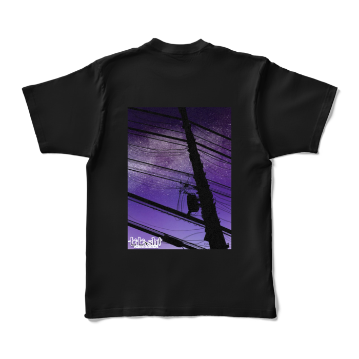 カラーTシャツ - XL - ブラック (濃色)