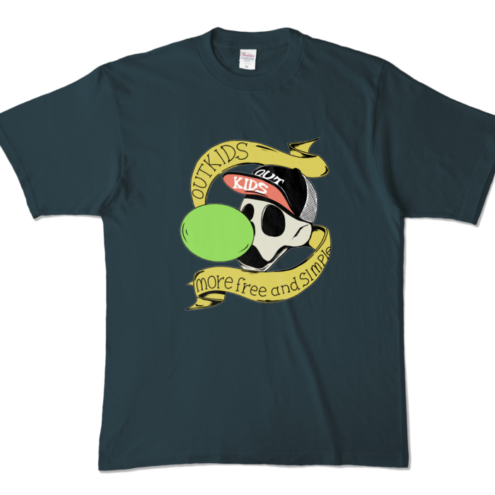 カラーTシャツ - XL - デニム (濃色)