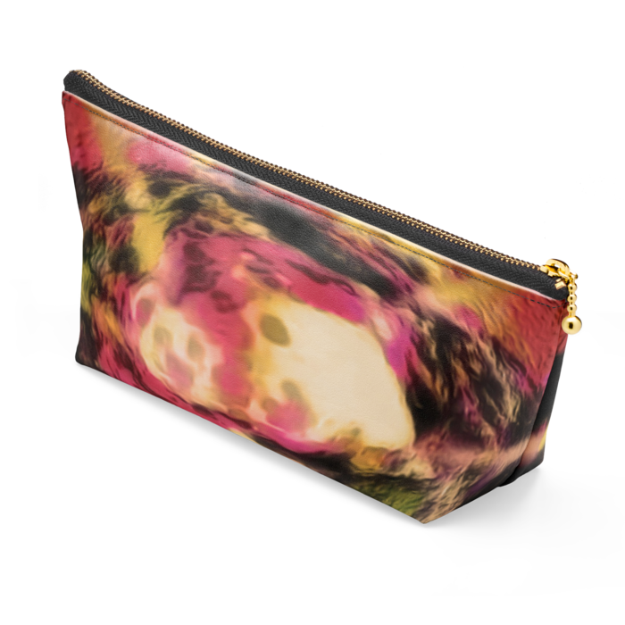 ポーチ - 長さ21.5cm / 高さ10cm - ブラック