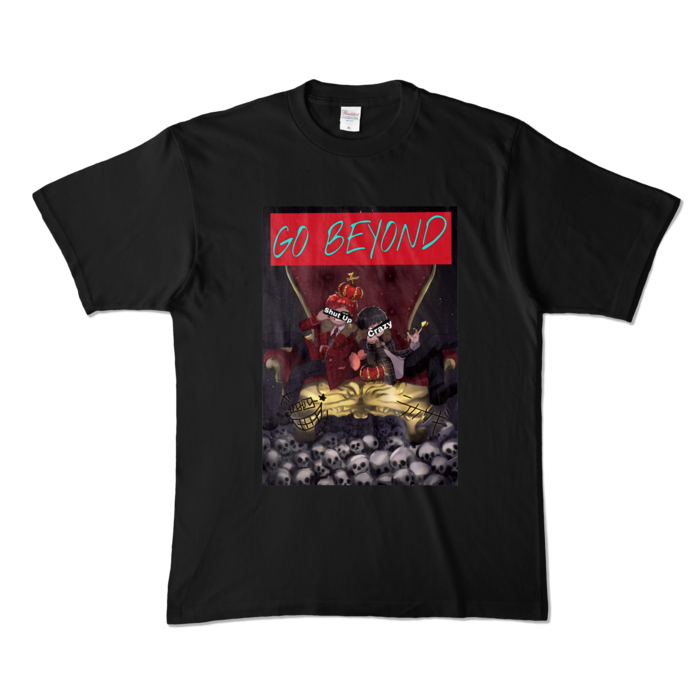 カラーTシャツ - XL - ブラック (濃色)