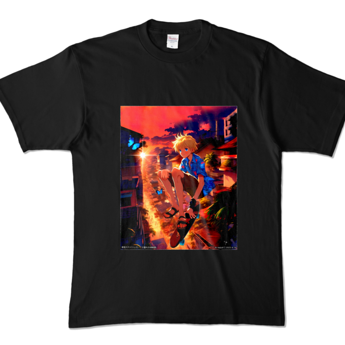 カラーTシャツ - XL - ブラック (濃色)