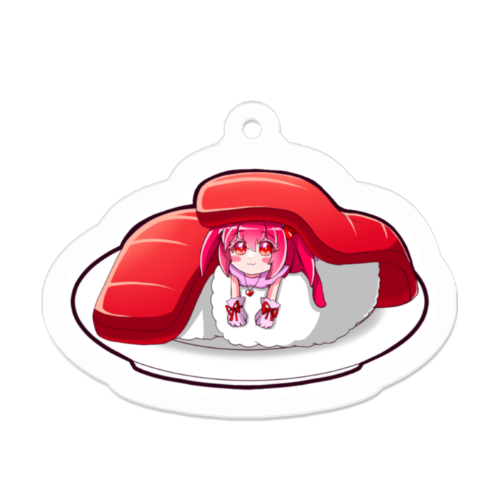 アクリルキーホルダー - W50 × 50mm - ラブニャン