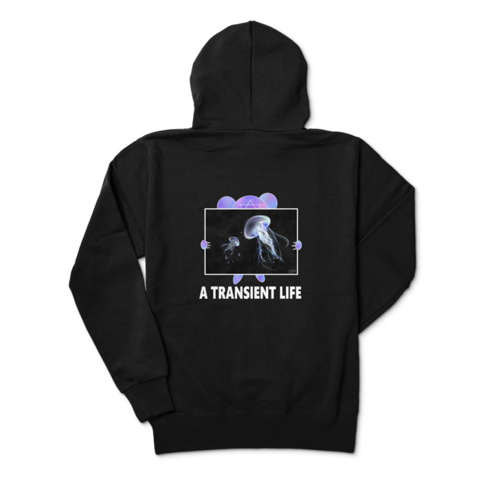 ジップパーカー - M - 背面