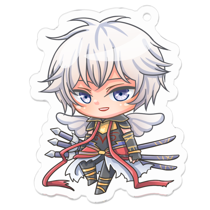 アクリルキーホルダー - 50 x 50 (mm)