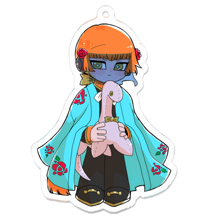 アクリルキーホルダー（コーティング） - 70 x 70 (mm)