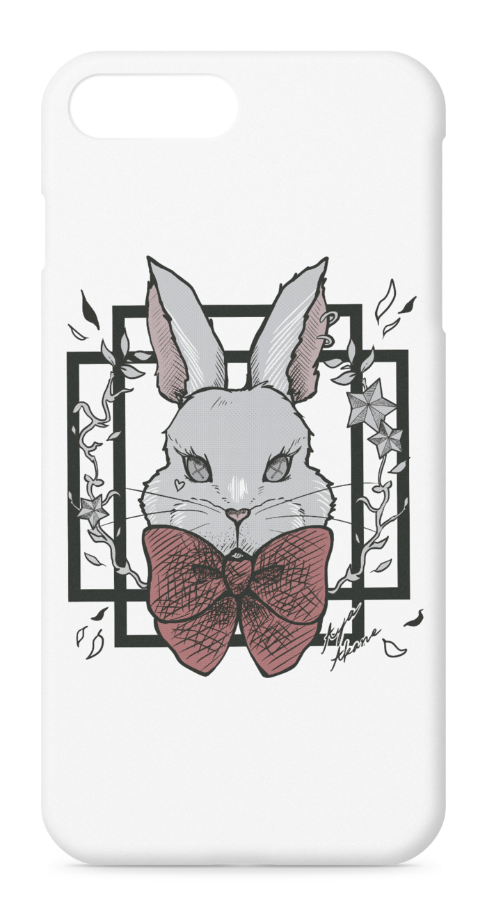 白🐰iPhoneケース - iPhone 8 Plus / 7 Plus