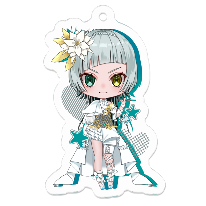アクリルキーホルダー - 50 x 50 (mm)