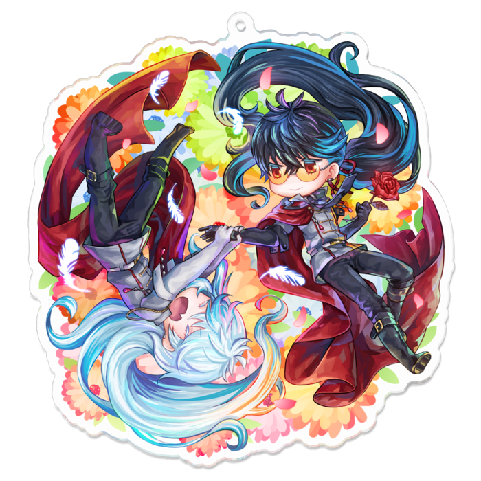 アクリルキーホルダー - 100 x 100 (mm)