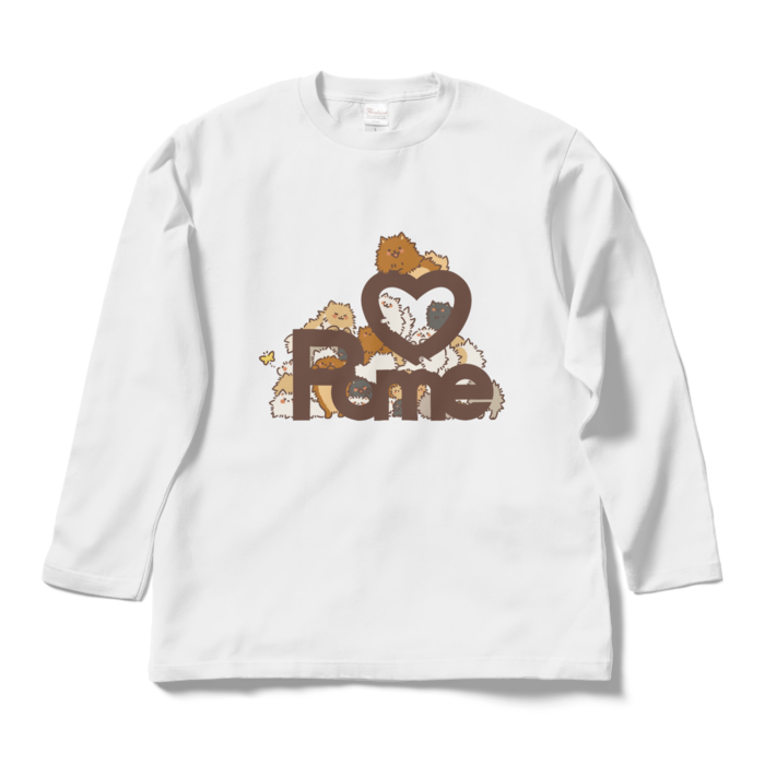 ロングスリーブTシャツ - L - ホワイト（カラー）