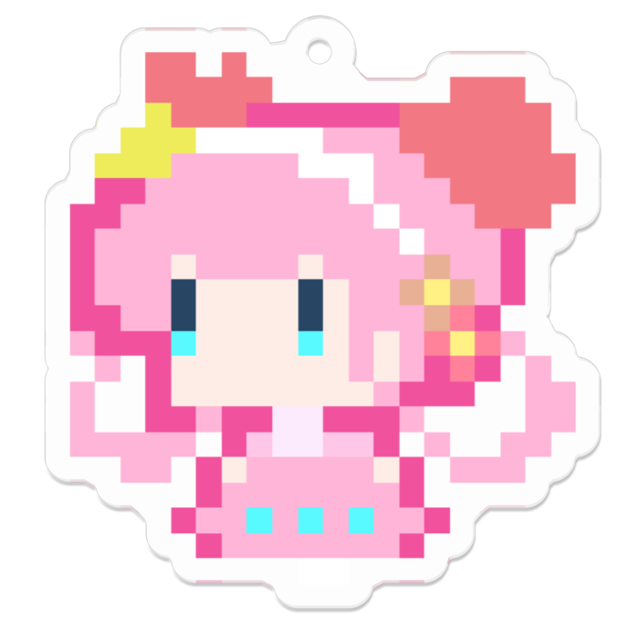 アクリルキーホルダー - 50 x 50 (mm)