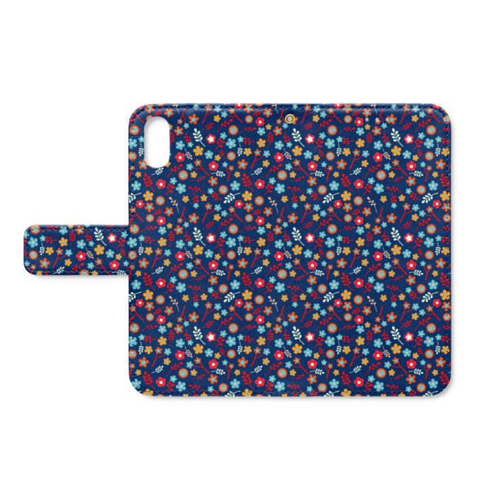 手帳型iPhoneケース - iPhone XS / X - ストラップ穴 あり