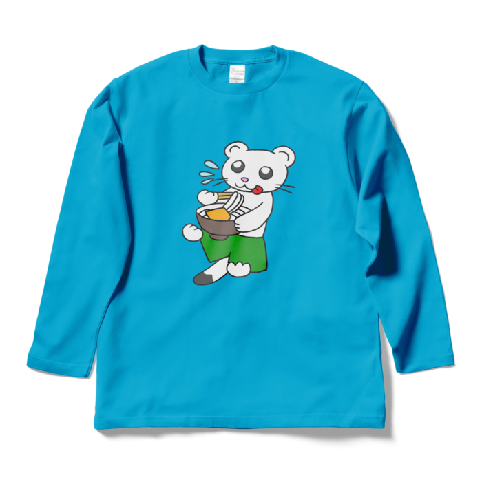 ロングスリーブTシャツ - L - ターコイズ