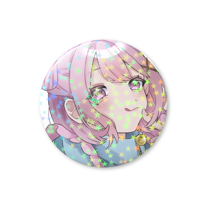 ホログラム缶バッジB