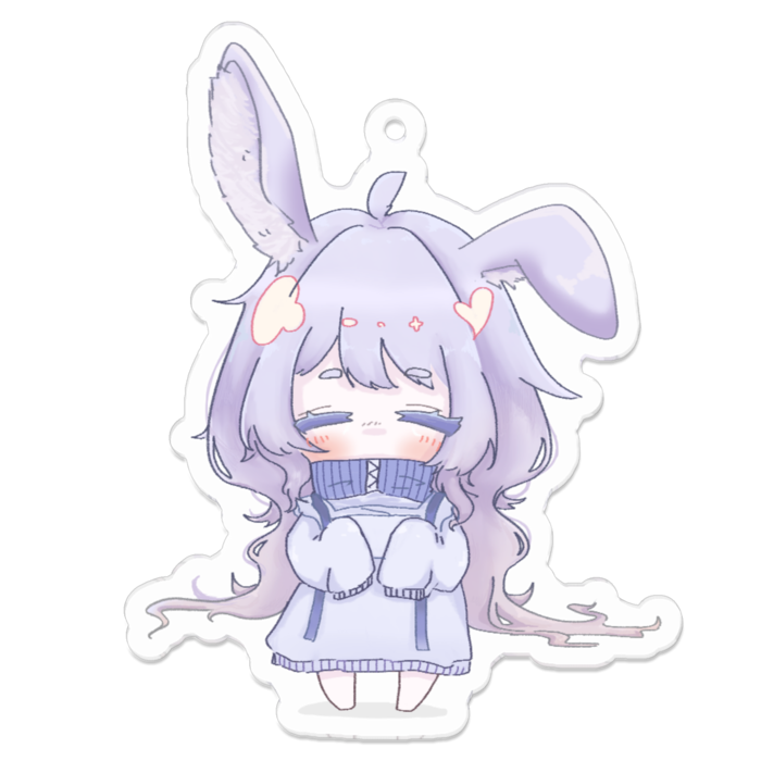 〔B〕アクリルキーホルダー - 70 x 70 (mm)(1)