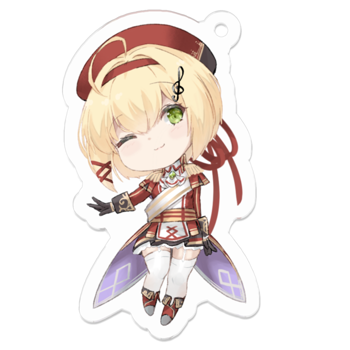 アクリルキーホルダー - 50 x 50 (mm)