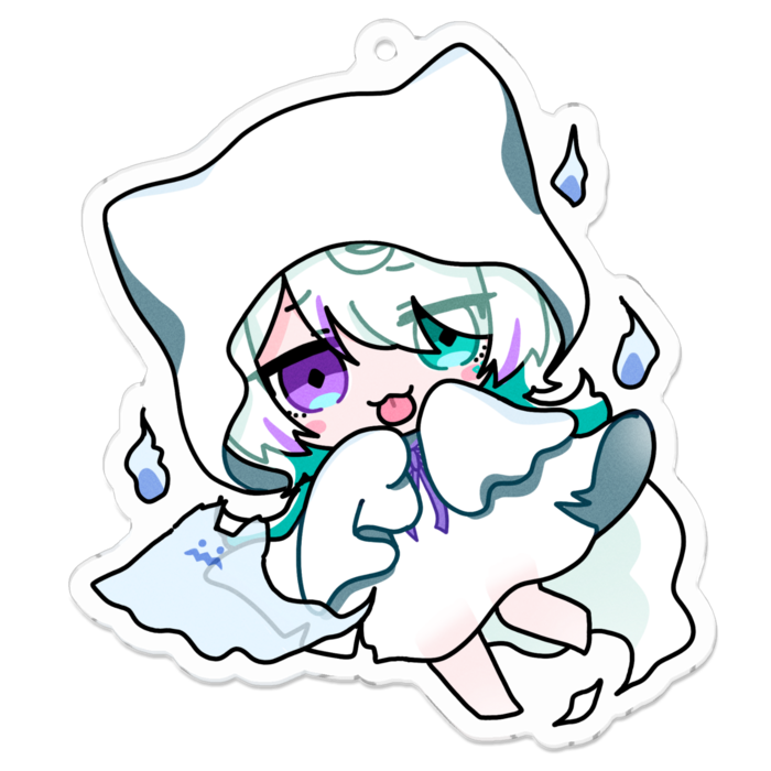 アクリルキーホルダー - 70 x 70 (mm)