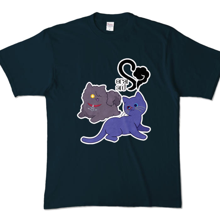 カラーTシャツ - XL - ネイビー (濃色)