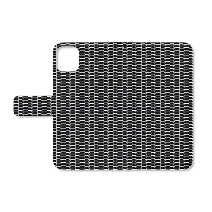 手帳型iPhoneケース - iPhone11ProMax - ストラップ穴 あり