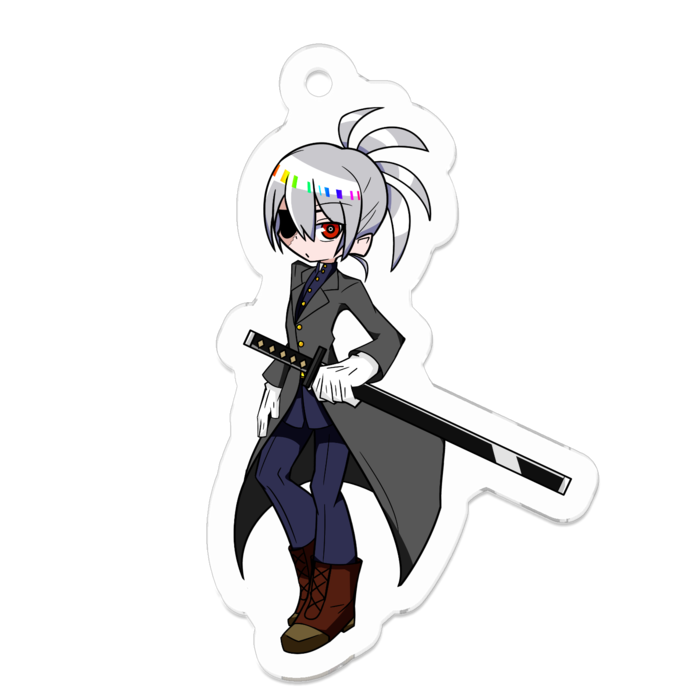 アクリルキーホルダー - 50 x 50 (mm)