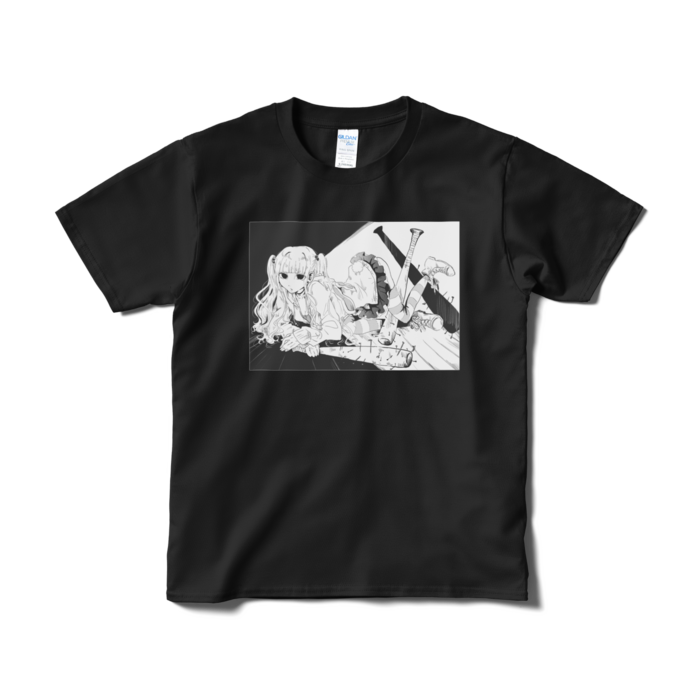 バッドガールクラリスTシャツ（短納期） - S - ブラック