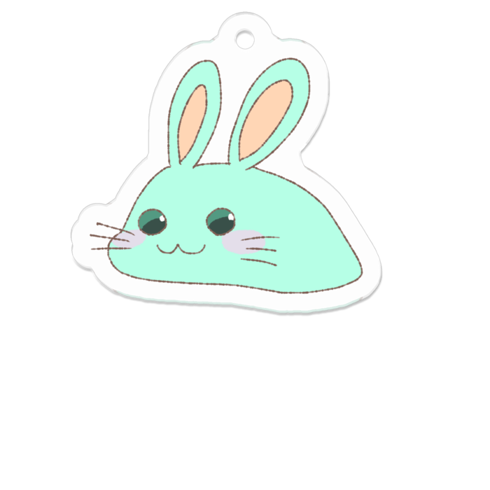 アクリルキーホルダー - 50 x 50 (mm)