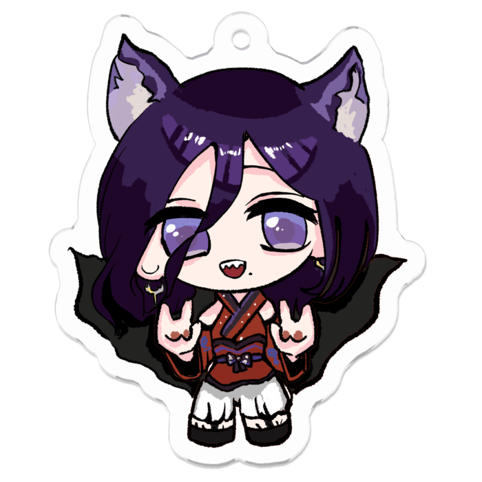 アクリルキーホルダー - 50 x 50 (mm)