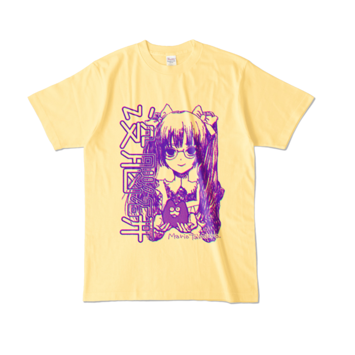 カラーTシャツ - L - ライトイエロー (淡色)