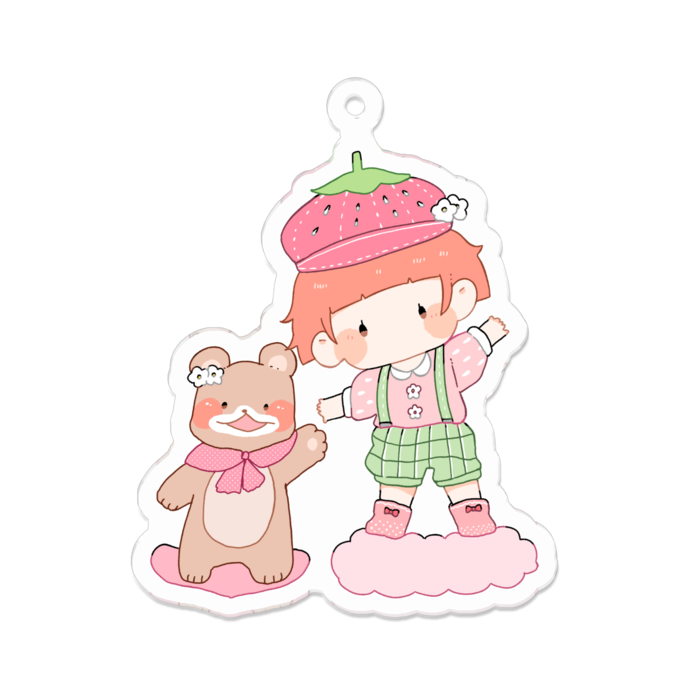 アクリルキーホルダー - 70 x 70 (mm)