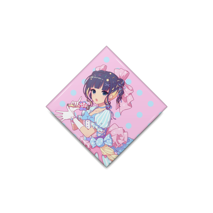 缶バッジ - ひし形40mm