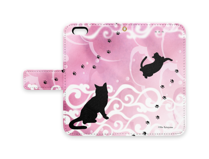 手帳型iPhoneケース - iPhone 6 / 6s - ストラップ穴 あり