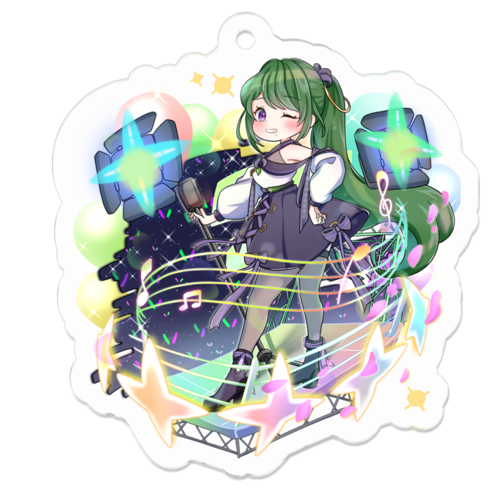 杜若アクキーウインク - 50 x 50 (mm)(4)