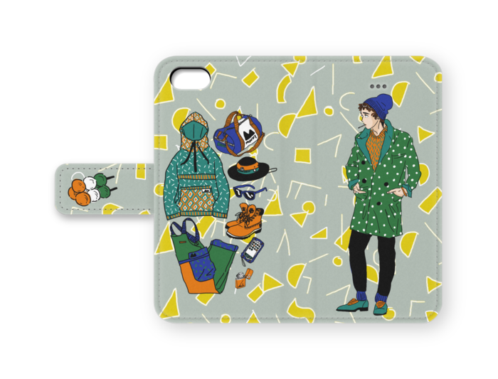 手帳型iPhoneケース - iPhone5