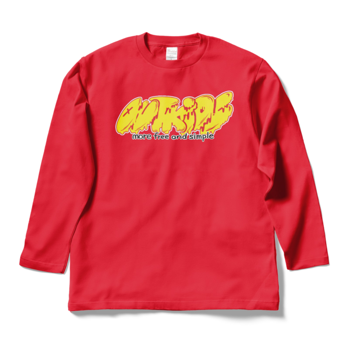 ロングスリーブTシャツ - L - レッド