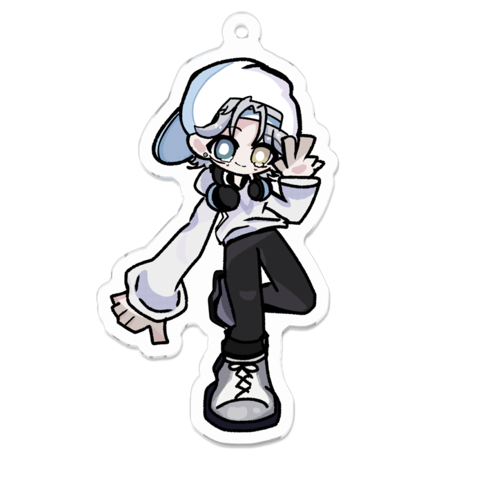 アクリルキーホルダー - 70 x 70 (mm)