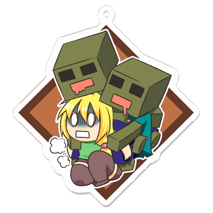 アクリルキーホルダー - 70 x 70 (mm)