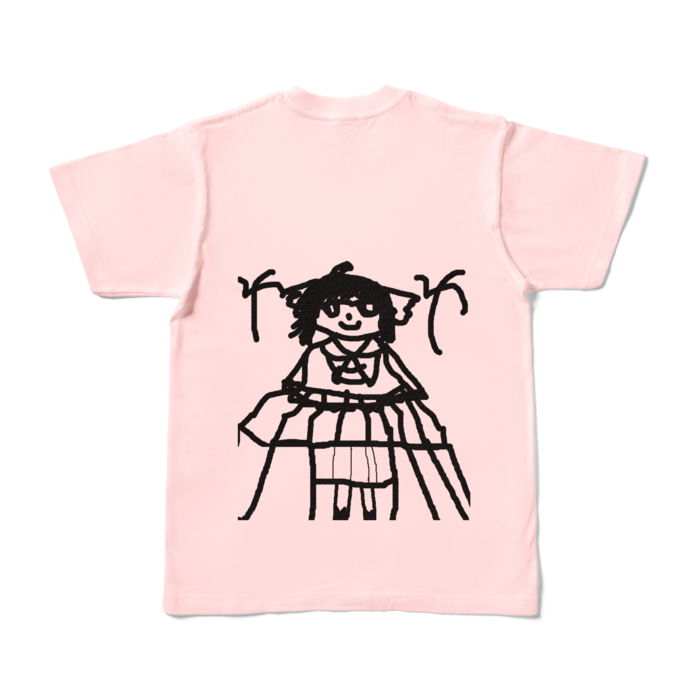 八弥カラーTシャツ - S - ライトピンク (淡色)