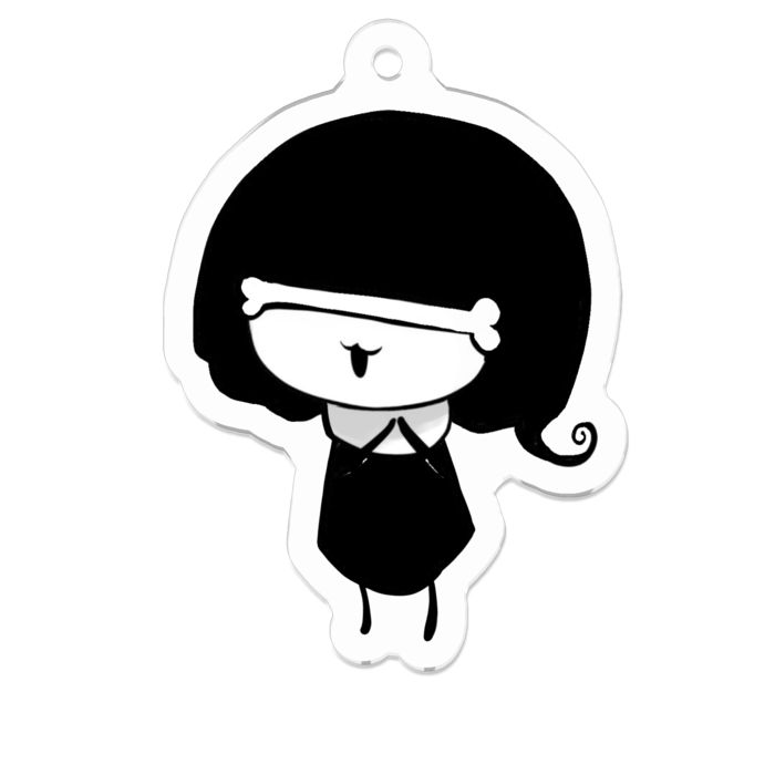 アクリルキーホルダー - 50 x 50 (mm)