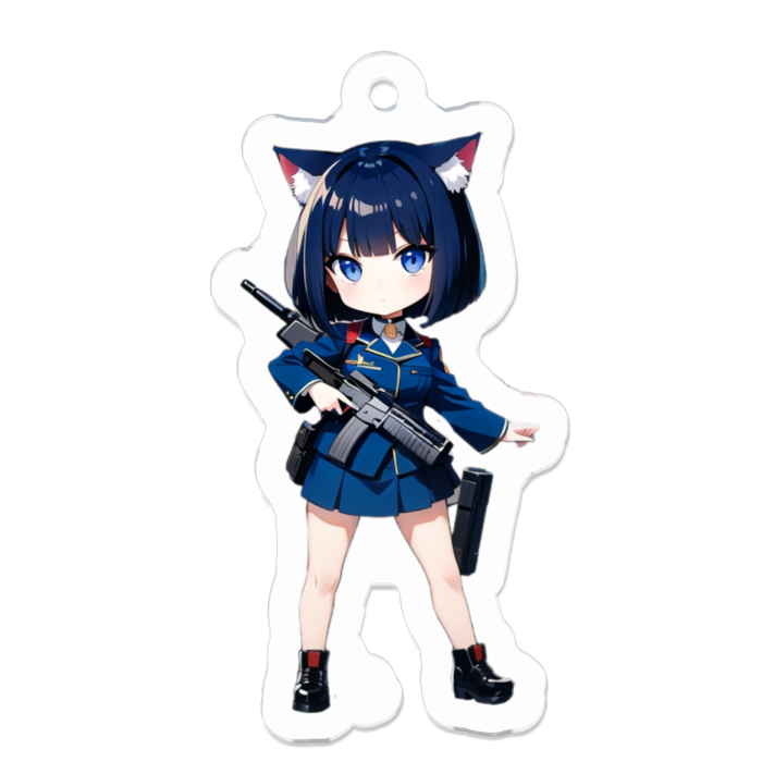 アクリルキーホルダー - 50 x 50 (mm)