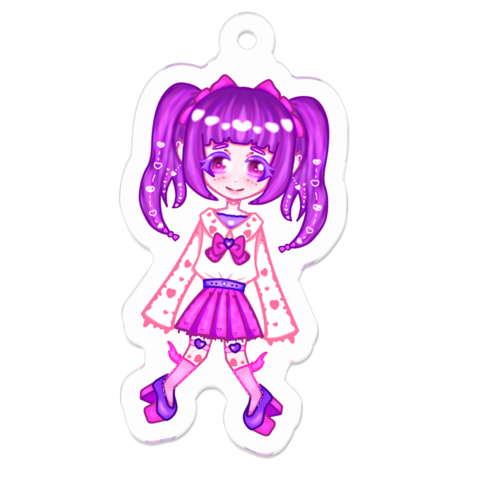 アクリルキーホルダー - 50 x 50 (mm)