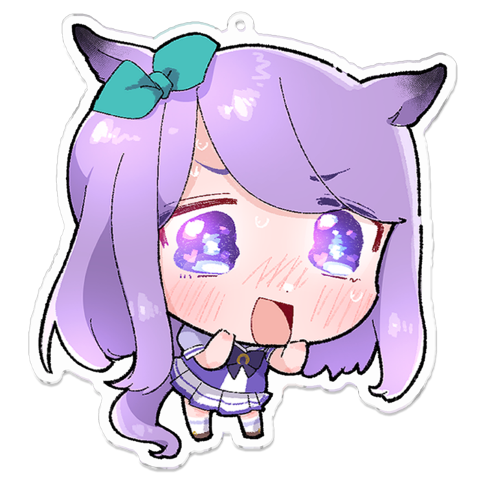 アクリルキーホルダー - 100 x 100 (mm)