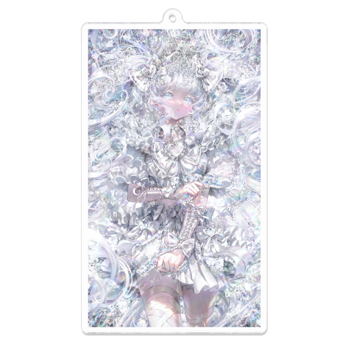 アクリルキーホルダー（コーティング） - 100 x 100 (mm)