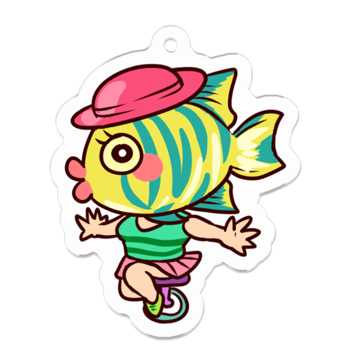 アクリルキーホルダー - 50 x 50 (mm)