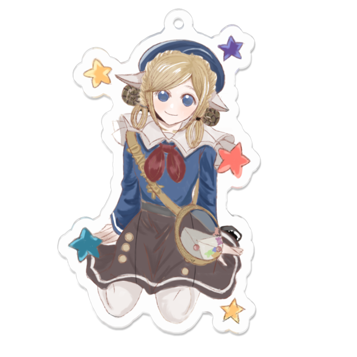 アクリルキーホルダー - 70 x 70 (mm)