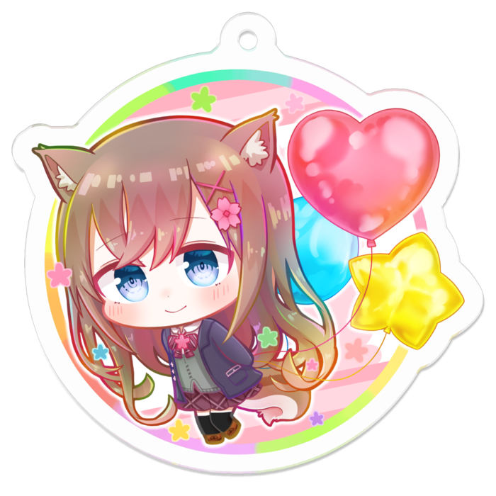 アクリルキーホルダー - 50 x 50 (mm)