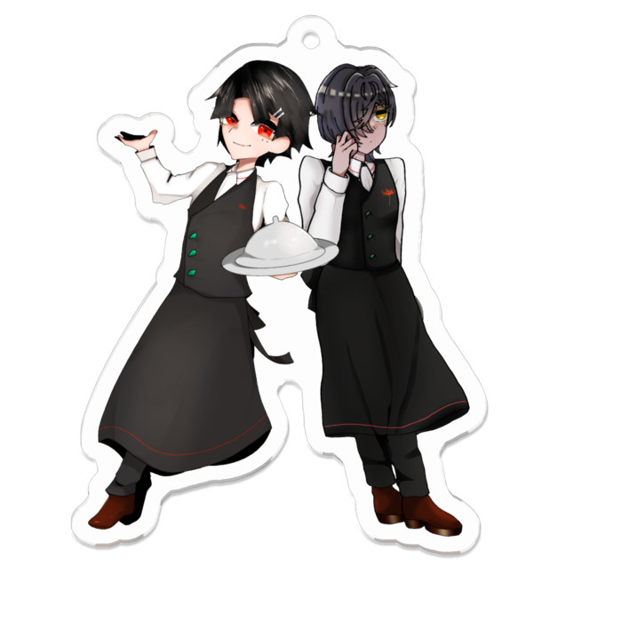 アクリルキーホルダー - 70 x 70 (mm)