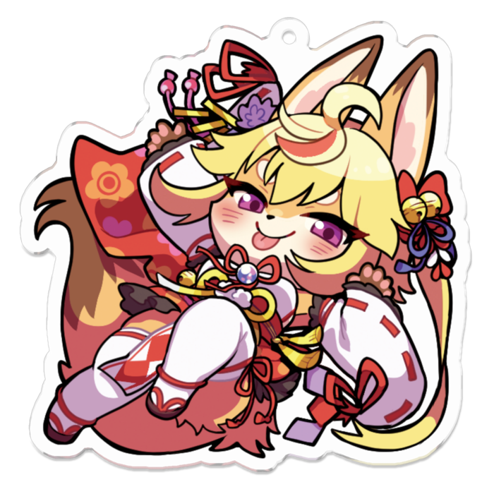 アクリルキーホルダー - 70 x 70 (mm)