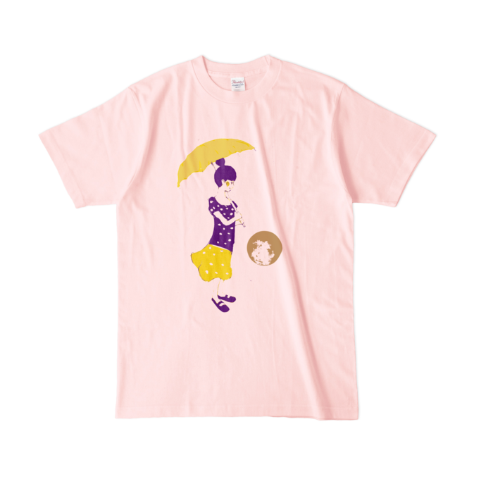 カラーTシャツ(淡色) - L - ライトピンク