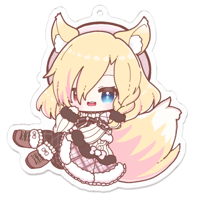 アクリルキーホルダー - 70 x 70 (mm)